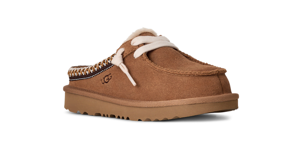 Kids' Suede Lined Mule - Sand