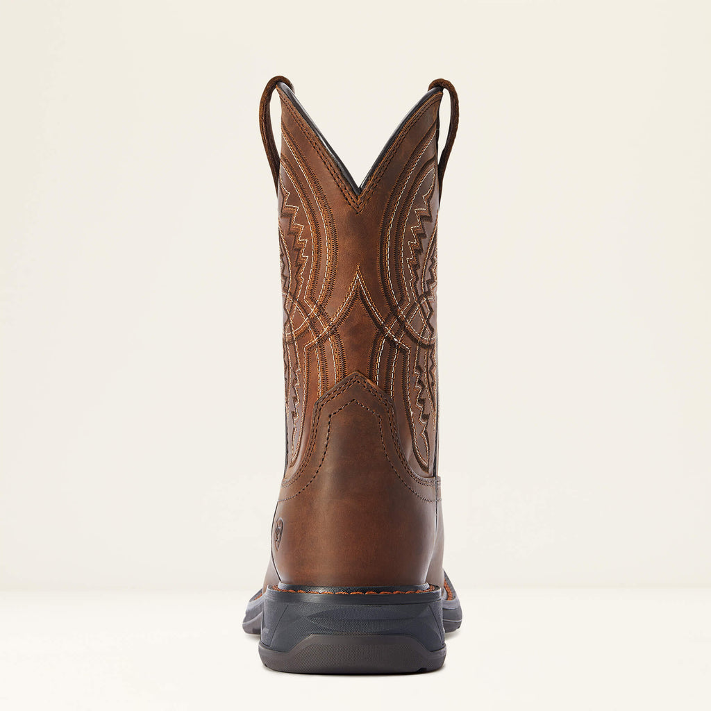 Kids' Wide Square Toe Western Boots - Tan