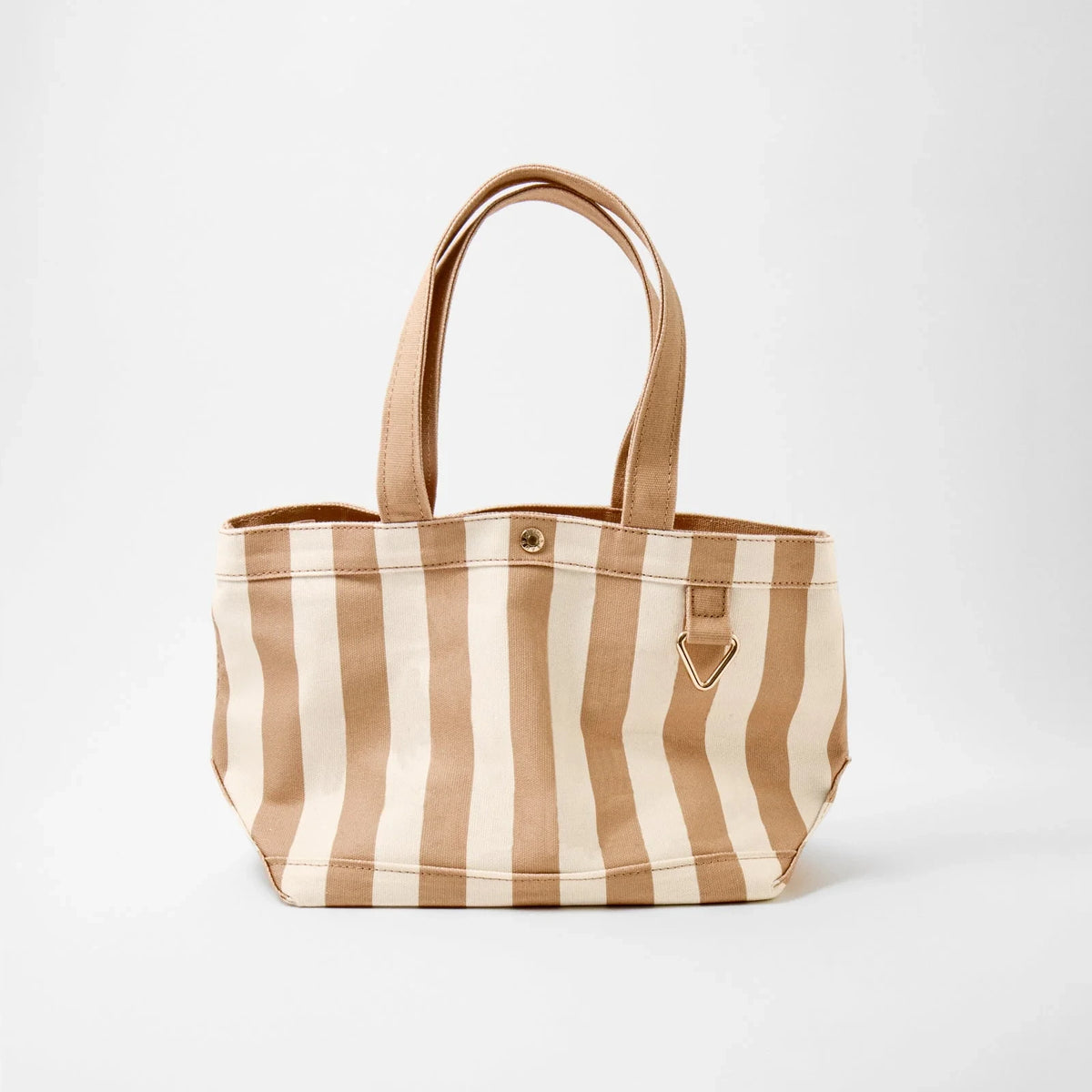 Striped Canvas Tote - Dune