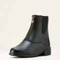 Kids' Leather Zip Paddock Boot - Black
