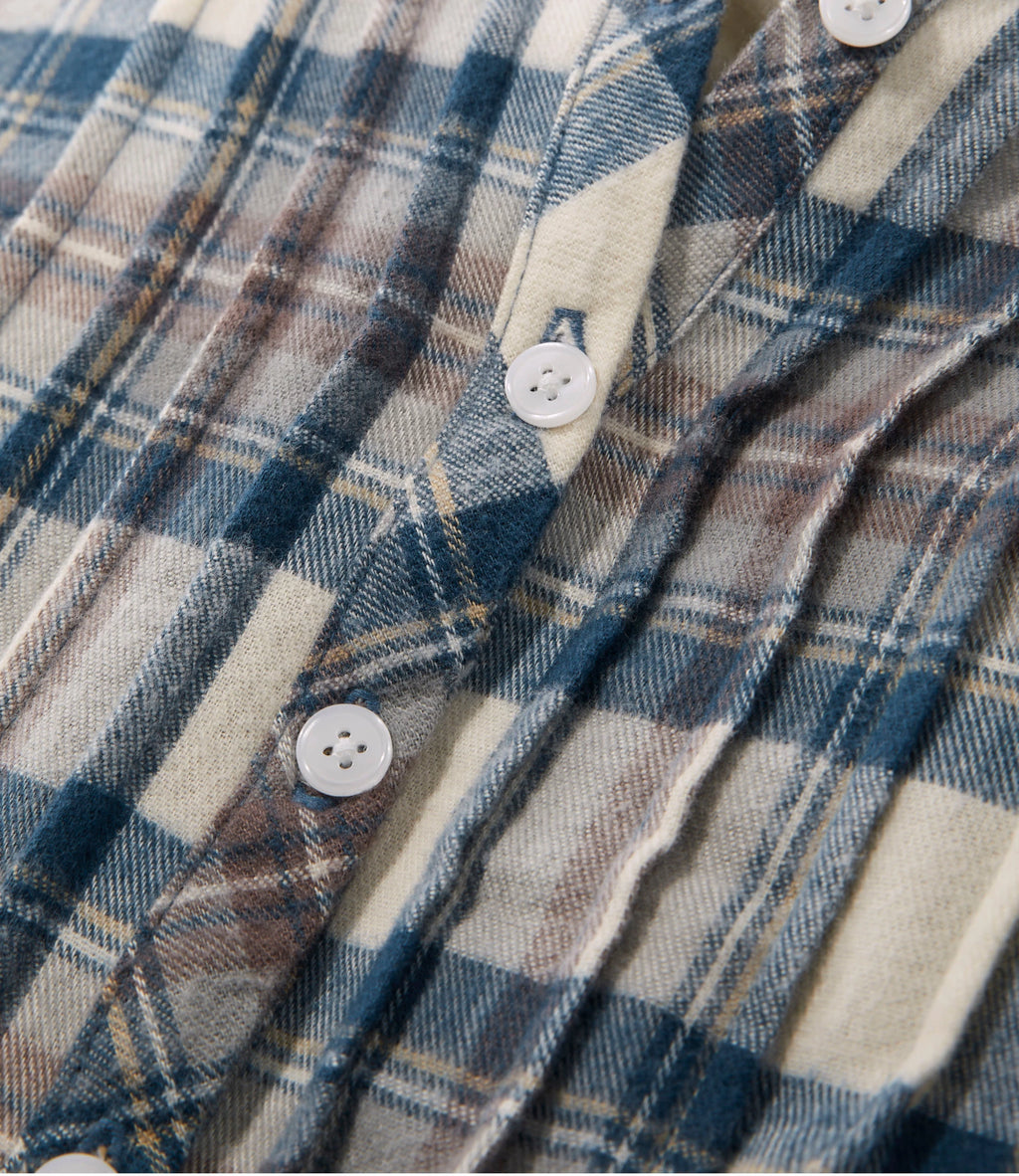 Women's Cotton Flannel Nightgown - Black Watch