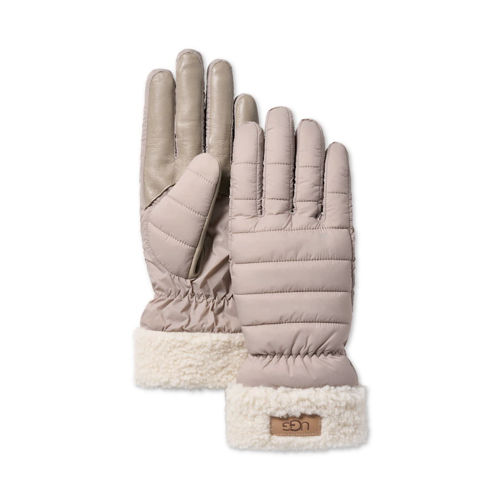 Recycled Nylon Cuff Gloves - Oyster