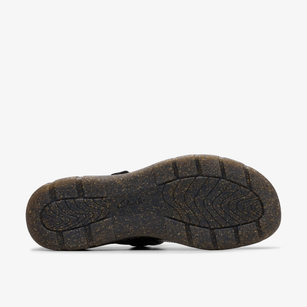 Women's Leather Mary Jane Flat - Black