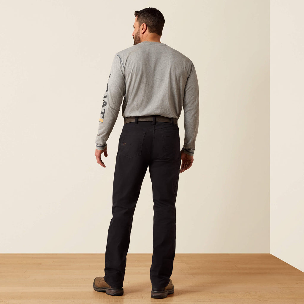 Men's Relaxed Stretch Canvas Work Pants - Khaki