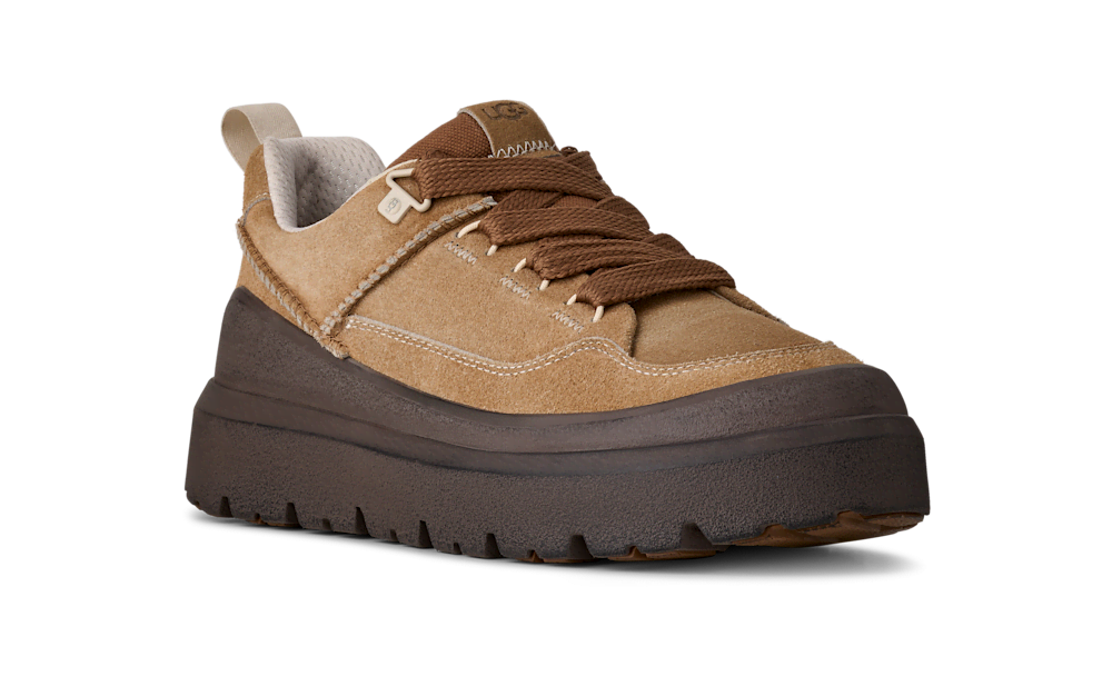Men's Distressed Suede Sneaker - Chestnut