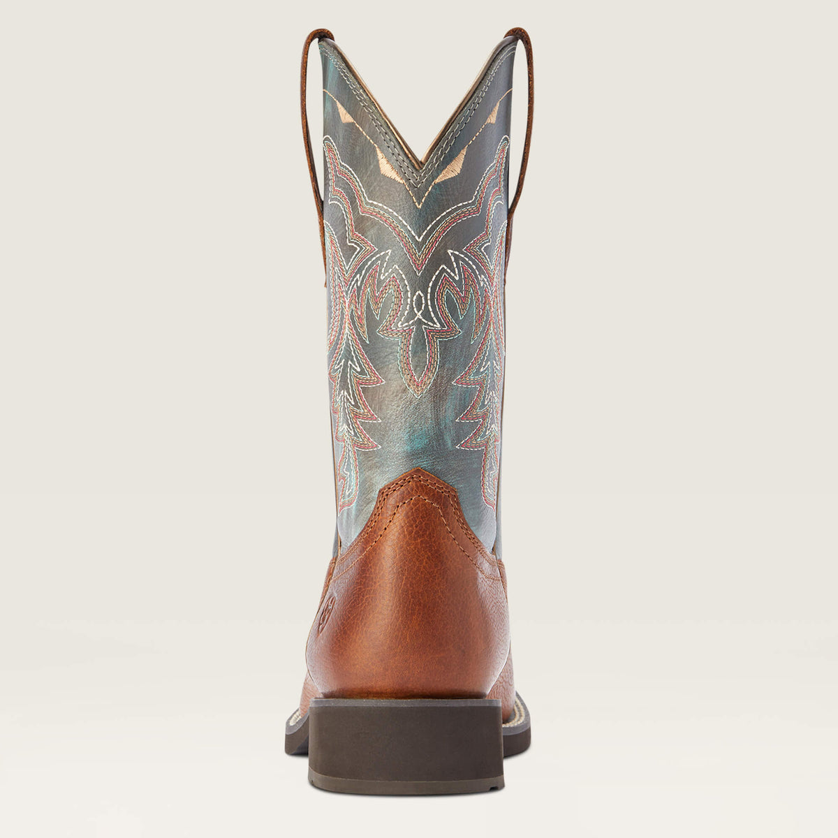 Women's Iridescent Leather Western Boots - Cider