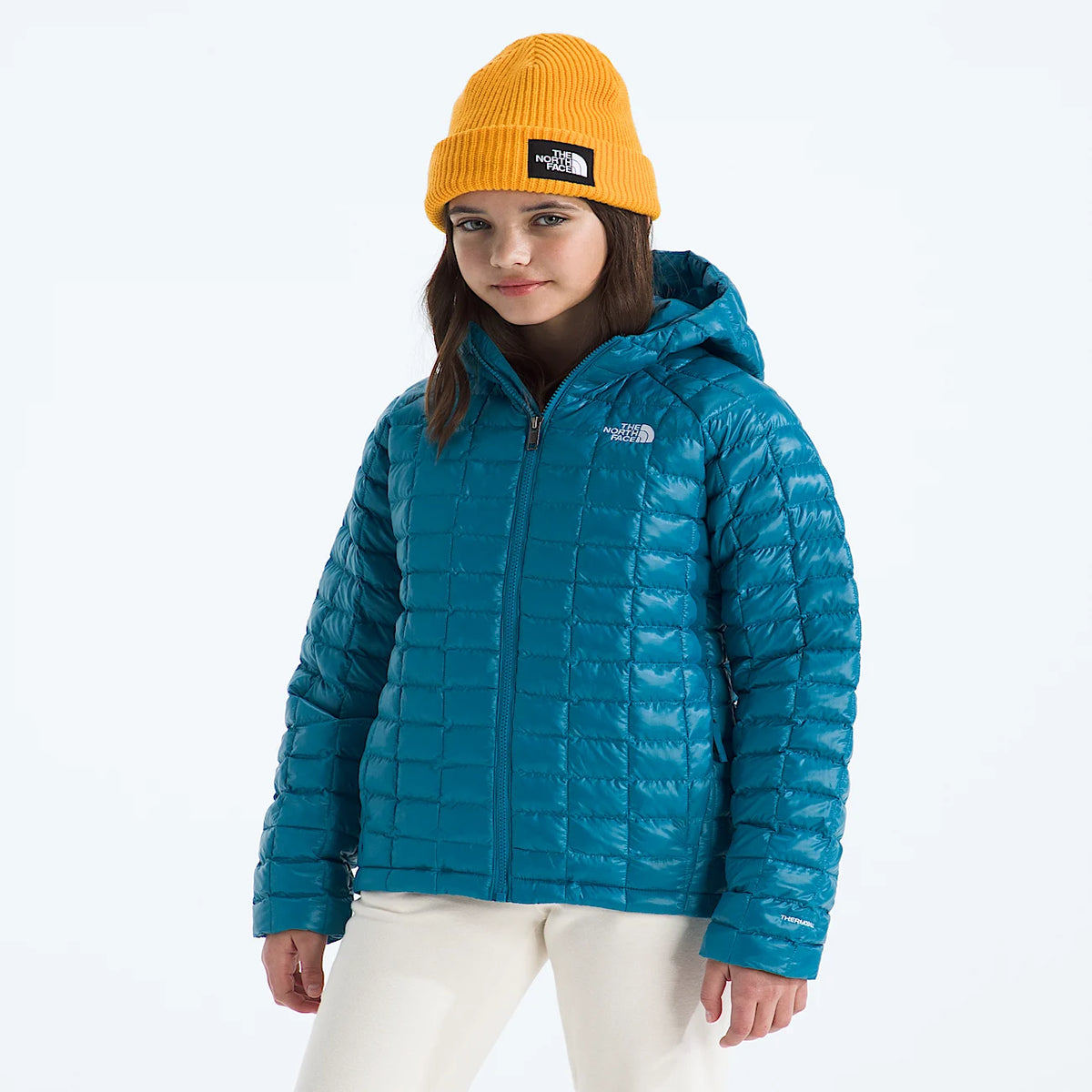 Kids' Hooded Insulated Jacket - Plum