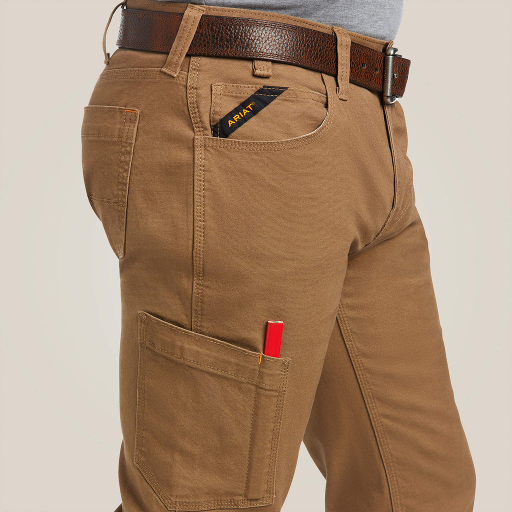 Men's Slim Stretch Canvas Work Pants - Gray