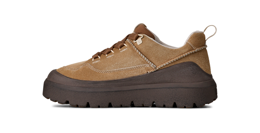 Men's Distressed Suede Sneaker - Chestnut