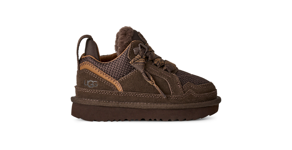Toddler Suede and Mesh Sneaker - Brown
