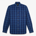 Men's Indigo Check Regular Shirt
