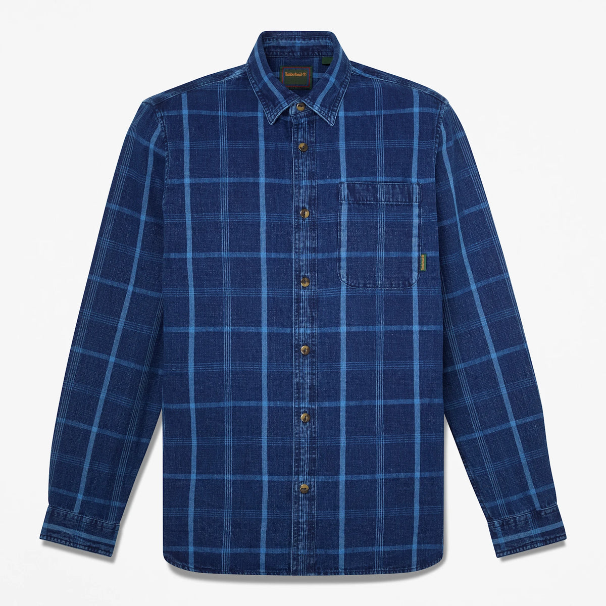 Men's Indigo Check Regular Shirt