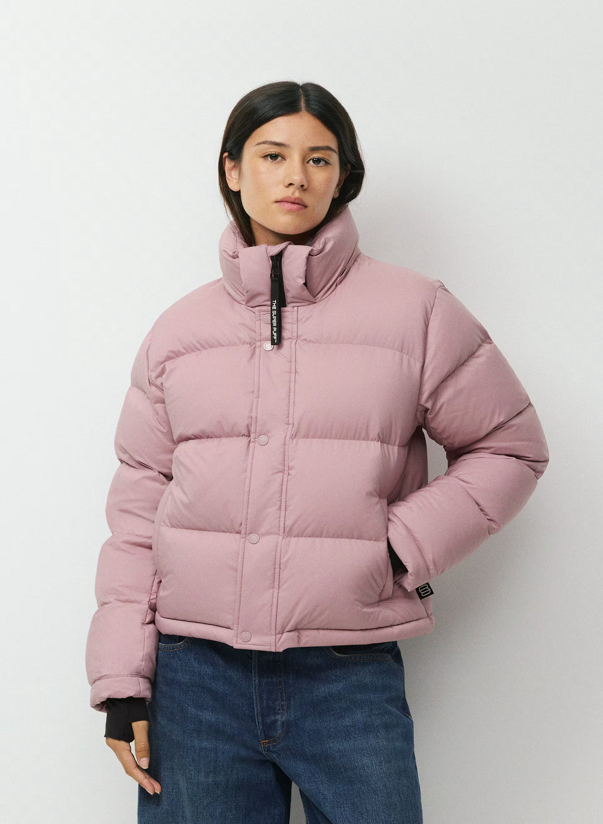 Short Down Puffer Jacket - Blue