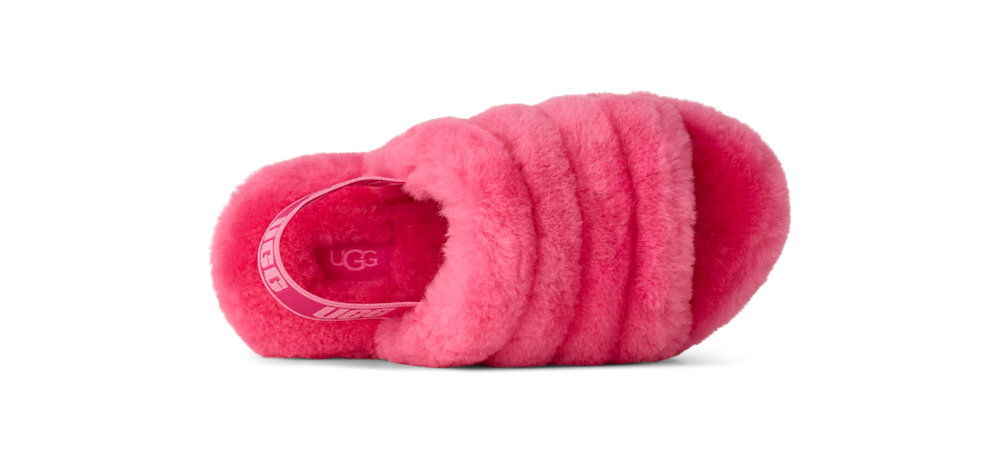 Kids' Sheepskin Strap Slide - Natural