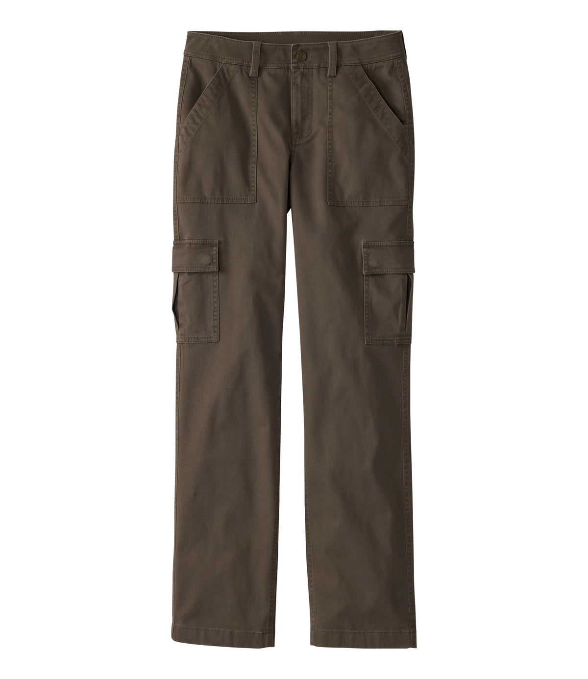 Women's Mid-Rise Stretch Cargo Pants - Olive