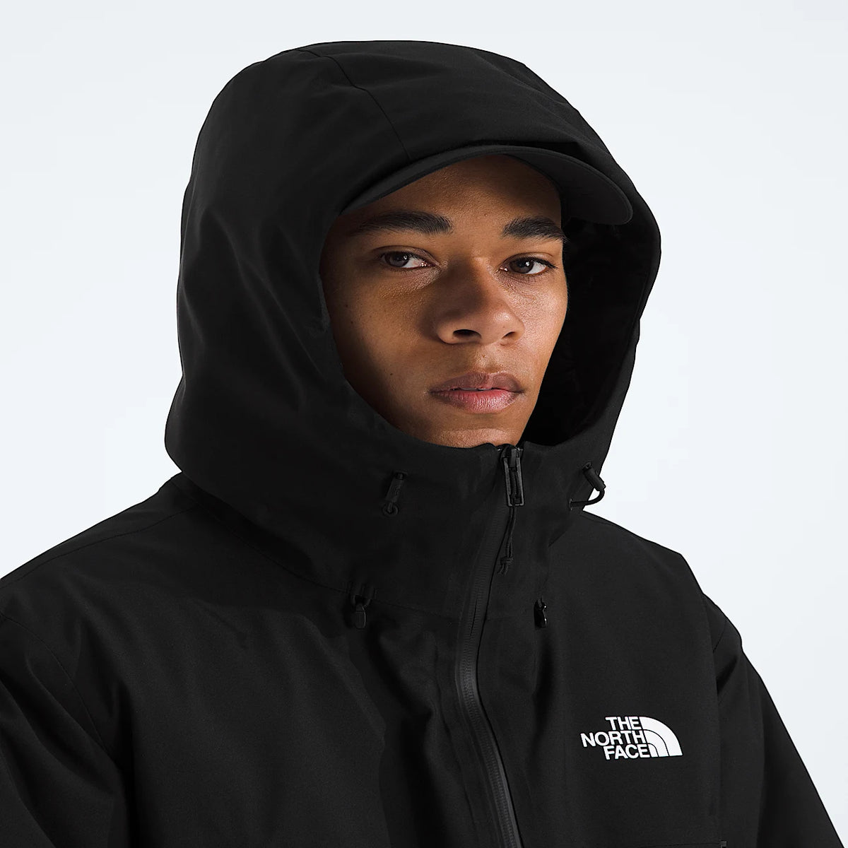 Men's Down Hooded Jacket - Black