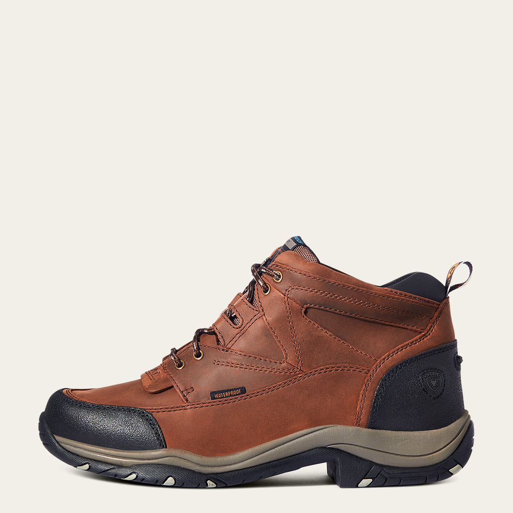 Waterproof Lace-Up Trail Riding Boot - Copper