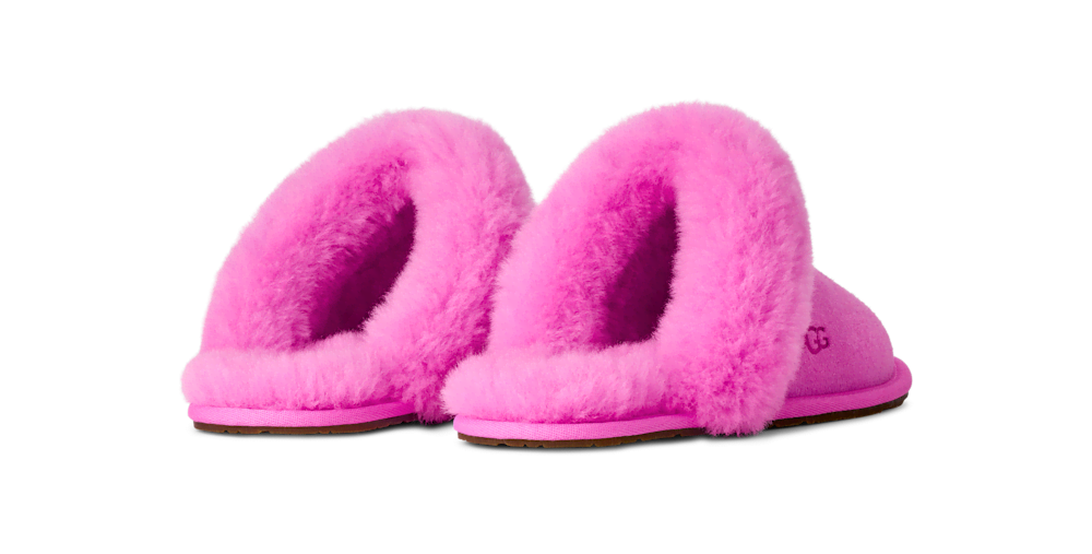Women's Suede Sheepskin Slide Slipper - Espresso