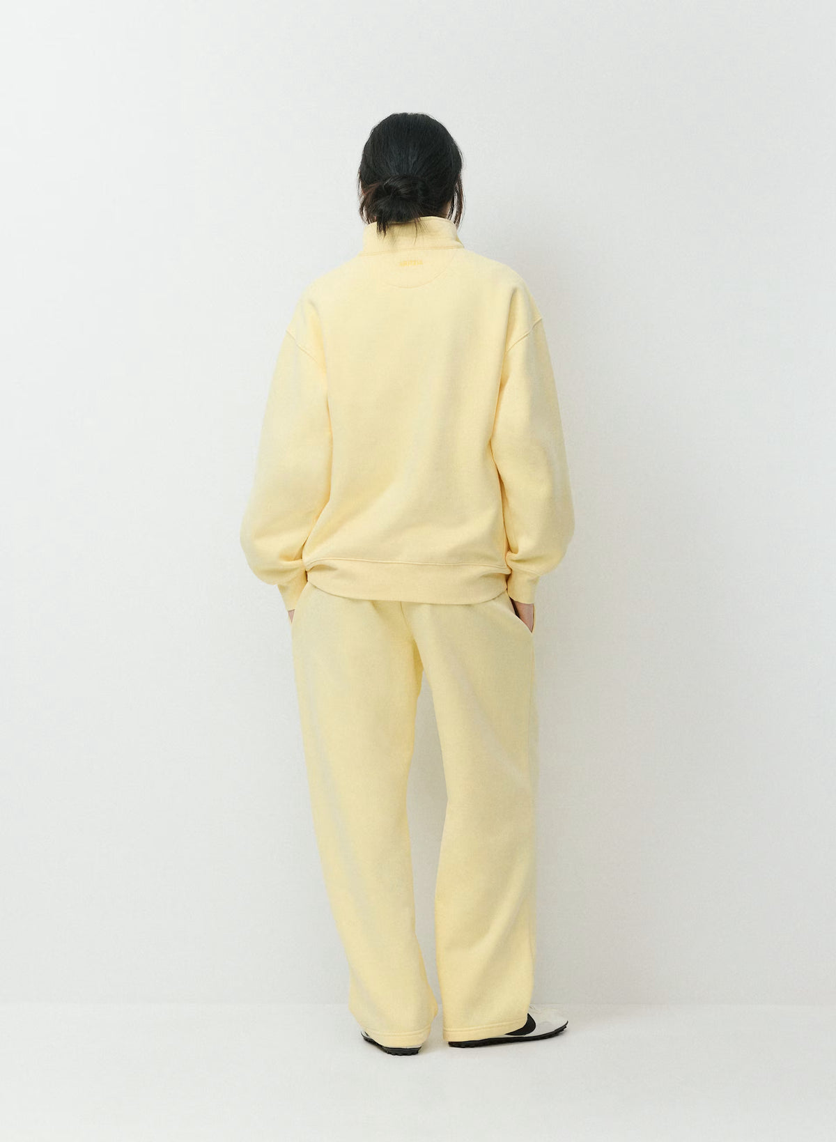 Straight-Leg Fleece Sweatpants - Yellow