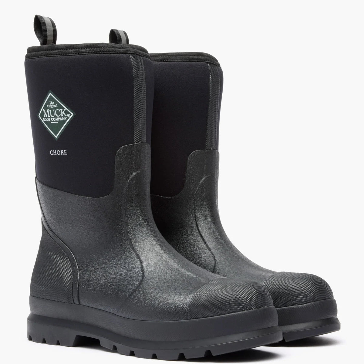 Men's Waterproof Mid Work Boot - Black