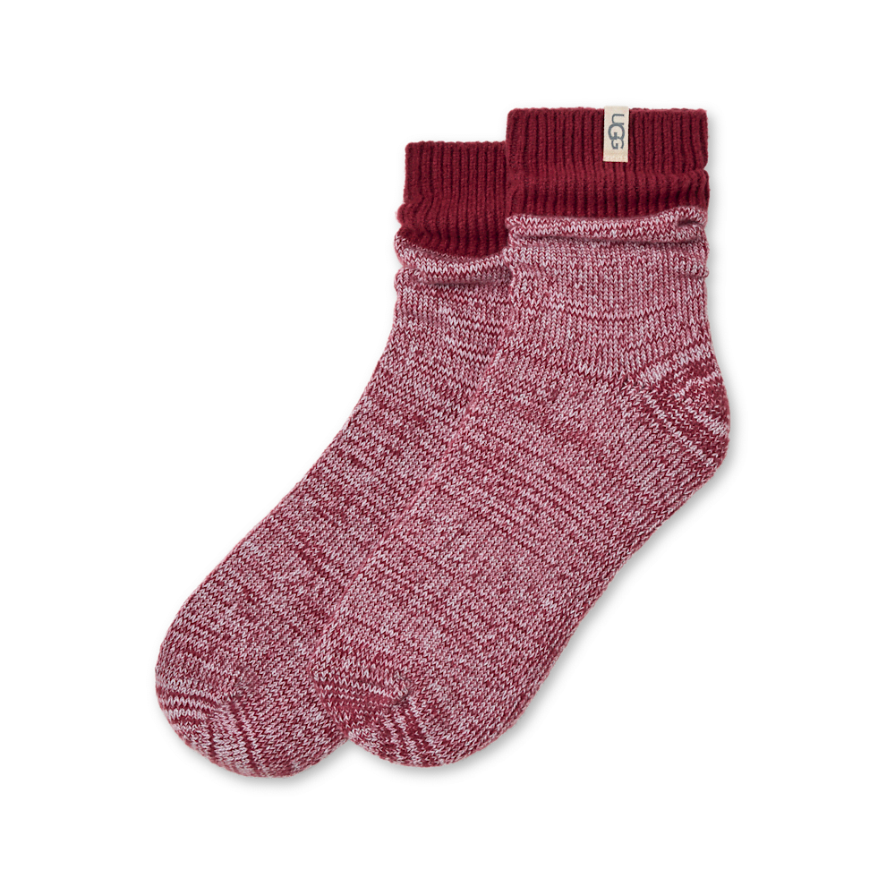 Women's Rib Knit Quarter Socks - Black