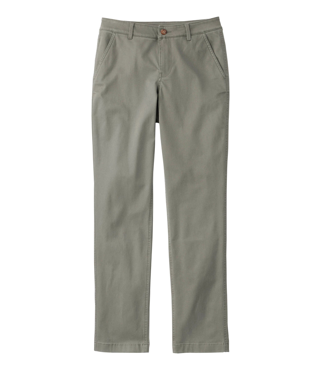Women's Stretch Straight-Leg Chino Pants - Stone