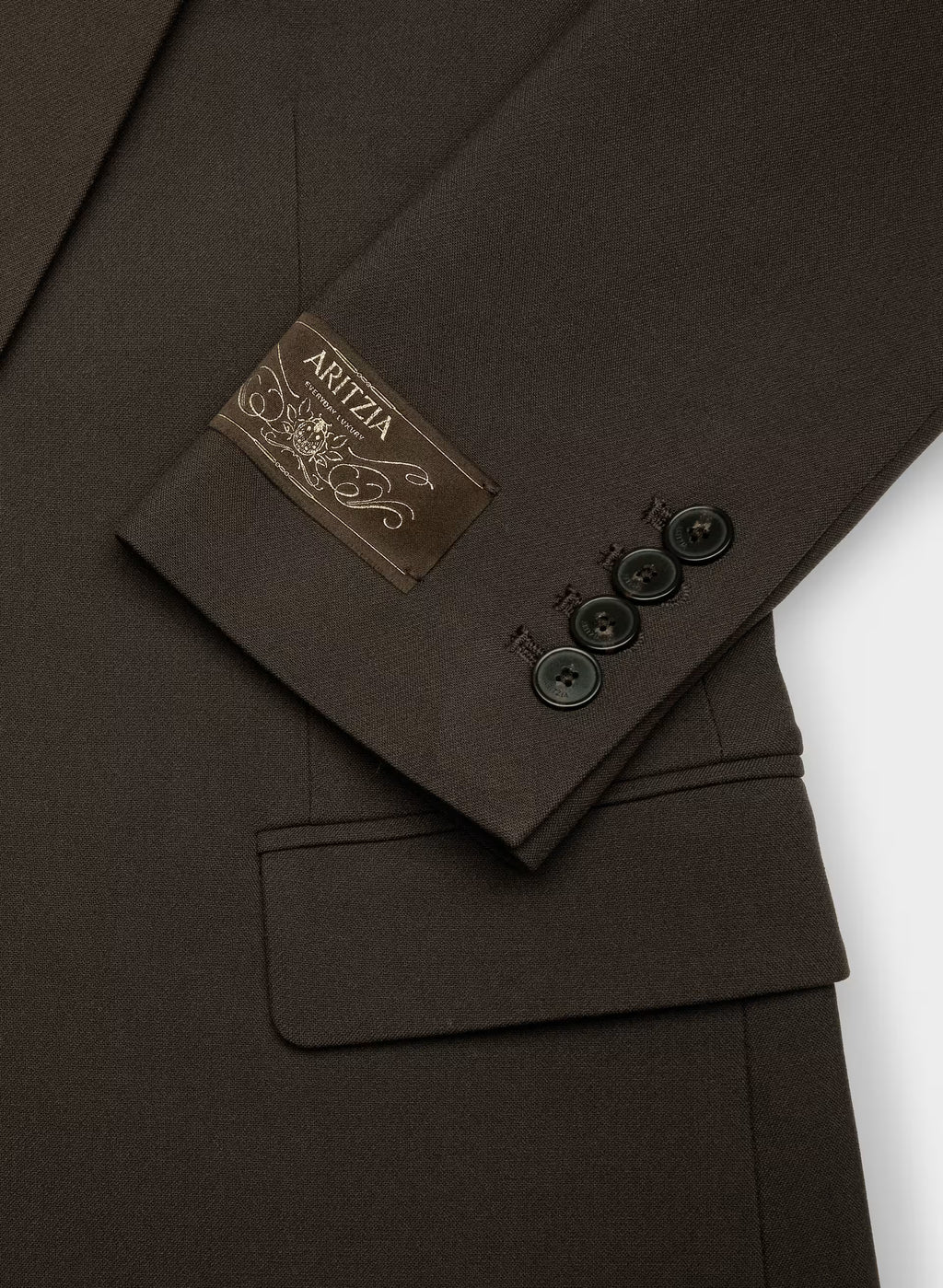 Single-Breasted Stretch Blazer - Check