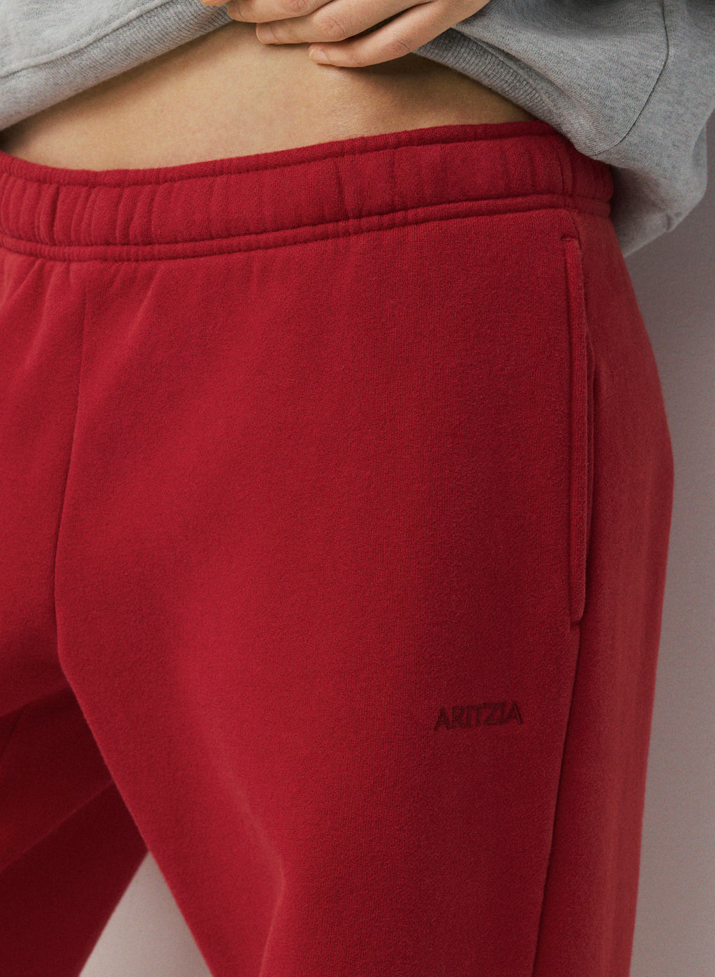 Straight-Leg Fleece Sweatpants - Yellow