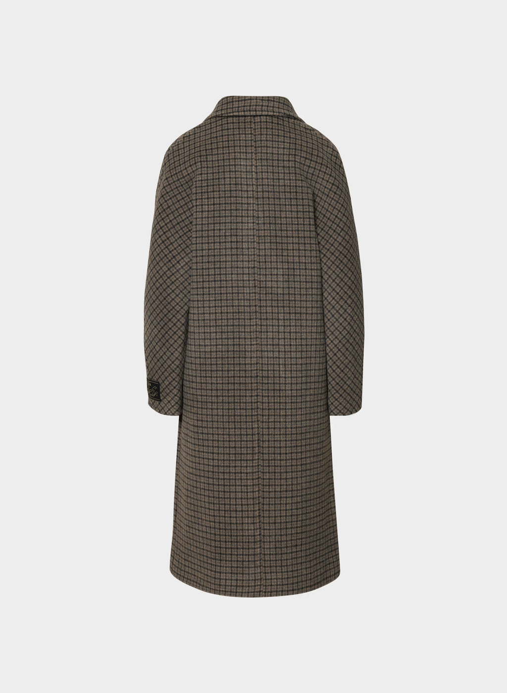 Double-Breasted Wool Cashmere Coat - Herringbone