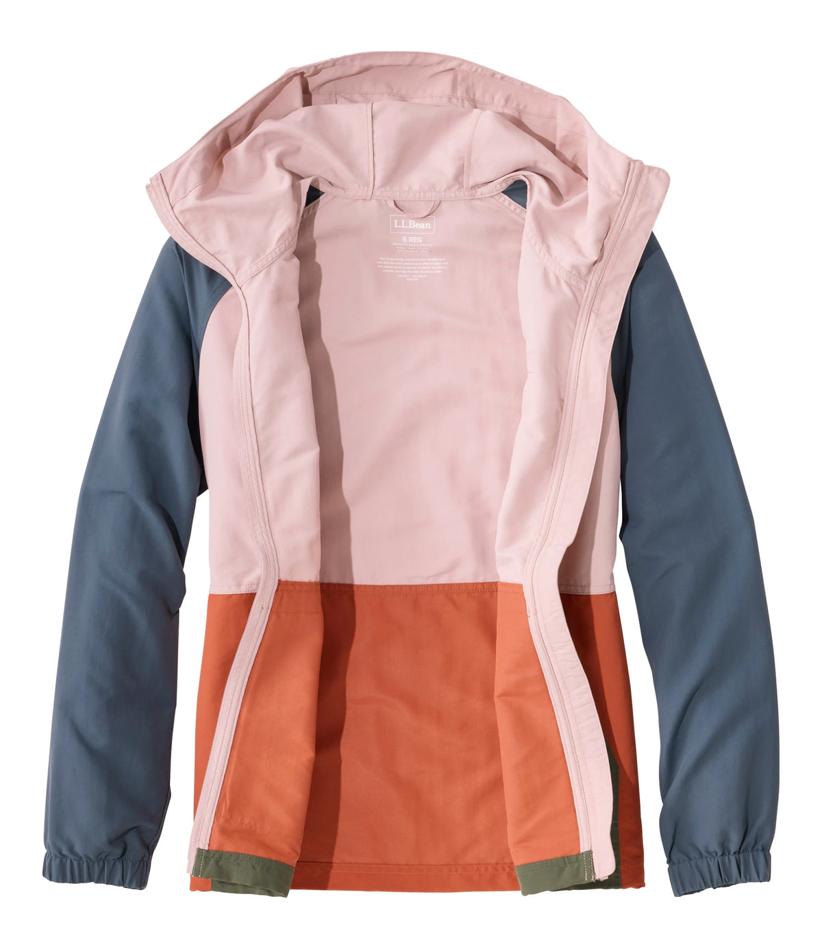 Women's Hooded Windbreaker Jacket - Green