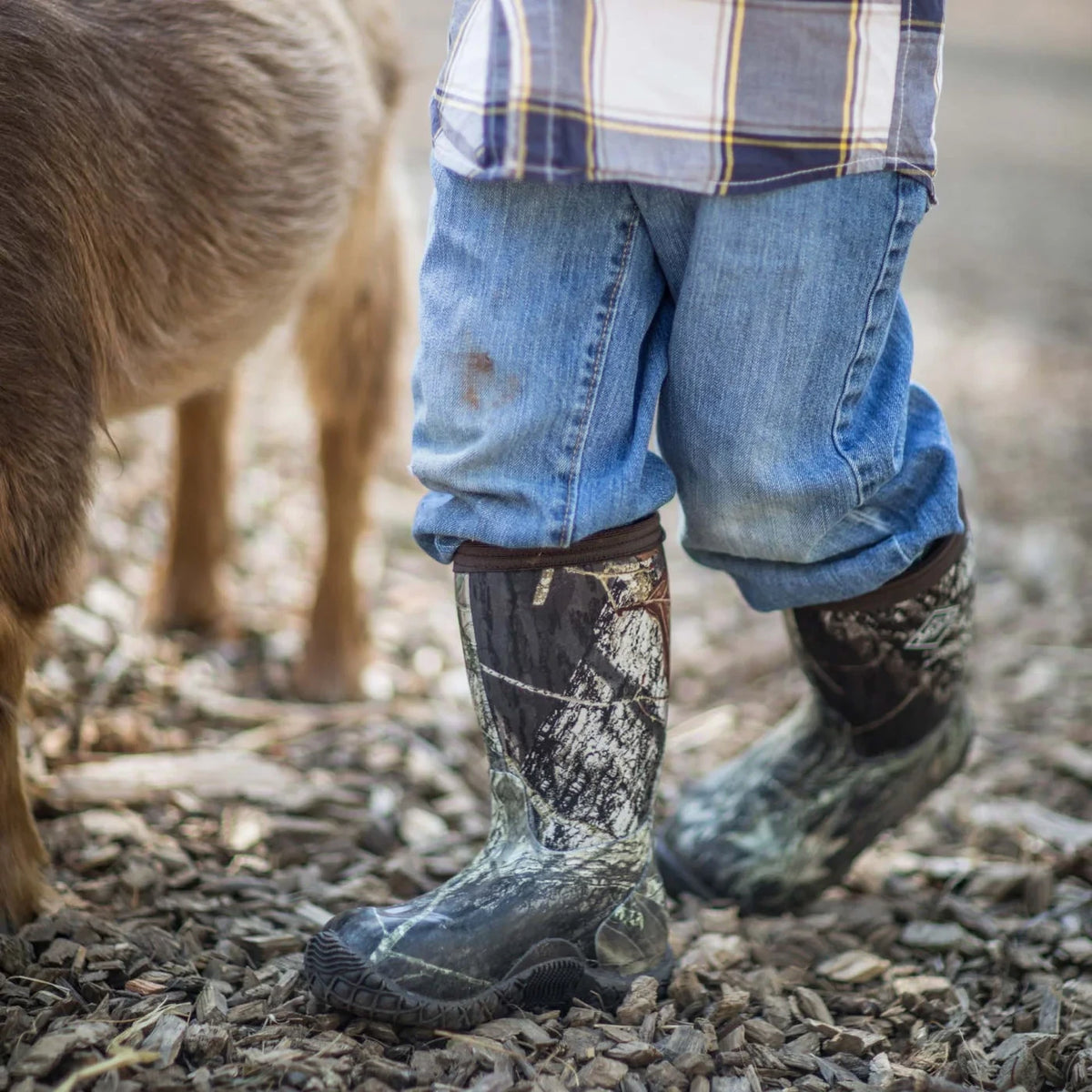 Kids' Waterproof Outdoor Boots - Camo