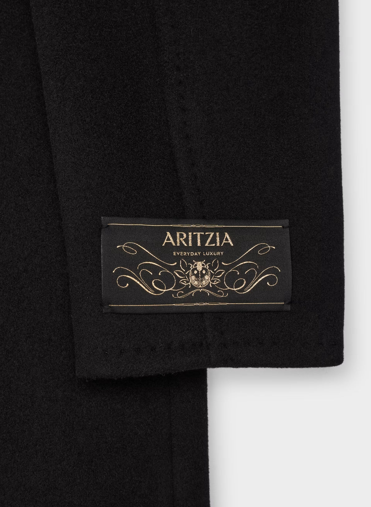 Double-Breasted Wool Cashmere Coat - Herringbone
