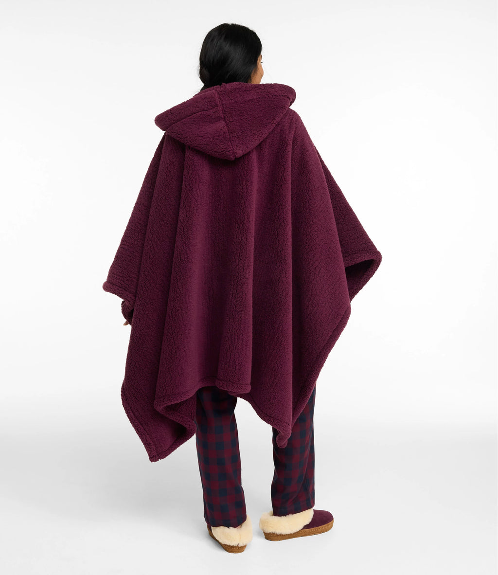 Hooded Sherpa Wearable Throw - Gray
