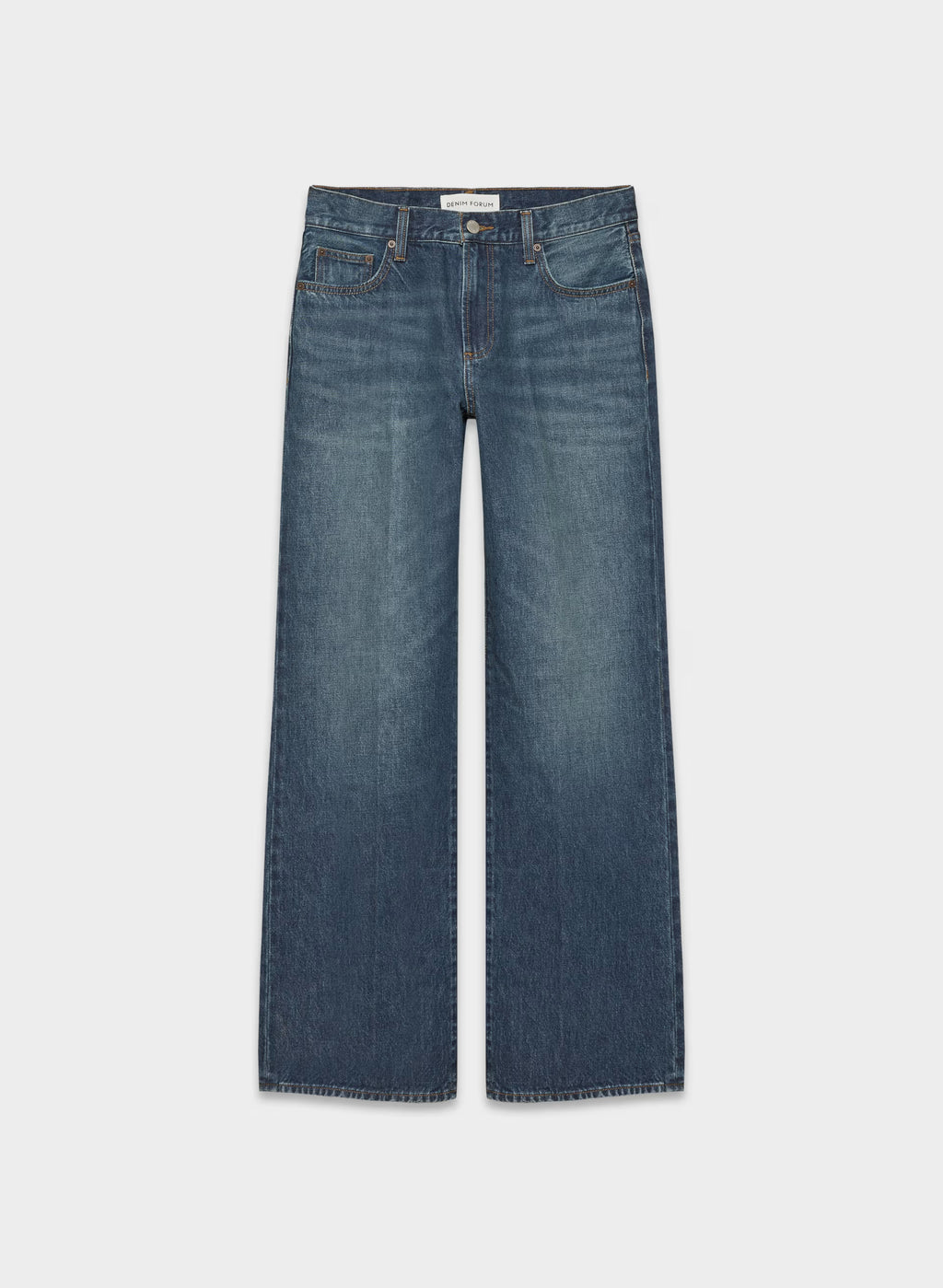 Low-Rise Wide-Leg Jeans - Dark Blue
