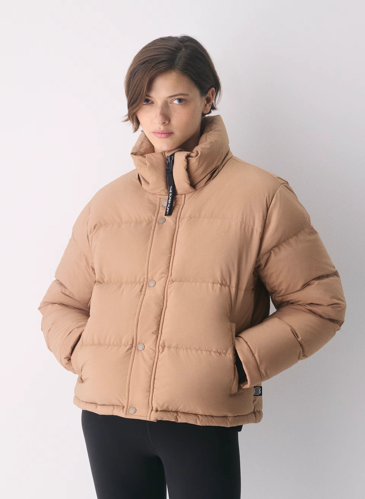 Short Down Puffer Jacket - Blue