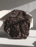 Plush Baby Blanket With Star Print - Brown