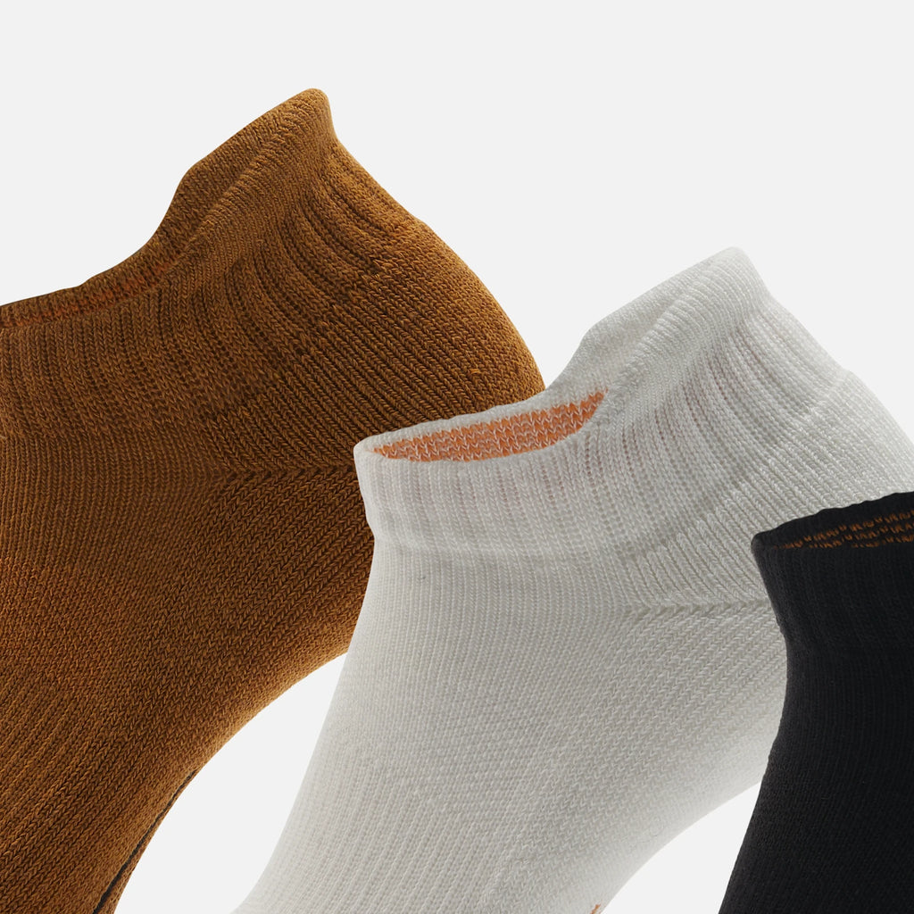 3-Pack Half-Cushion No-Show Socks