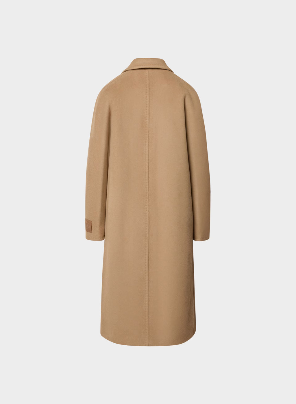 Double-Breasted Wool Cashmere Coat - Herringbone
