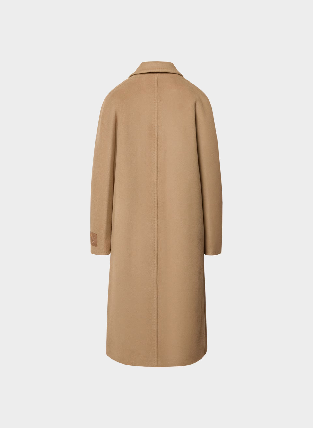 Double-Breasted Wool Cashmere Coat - Herringbone