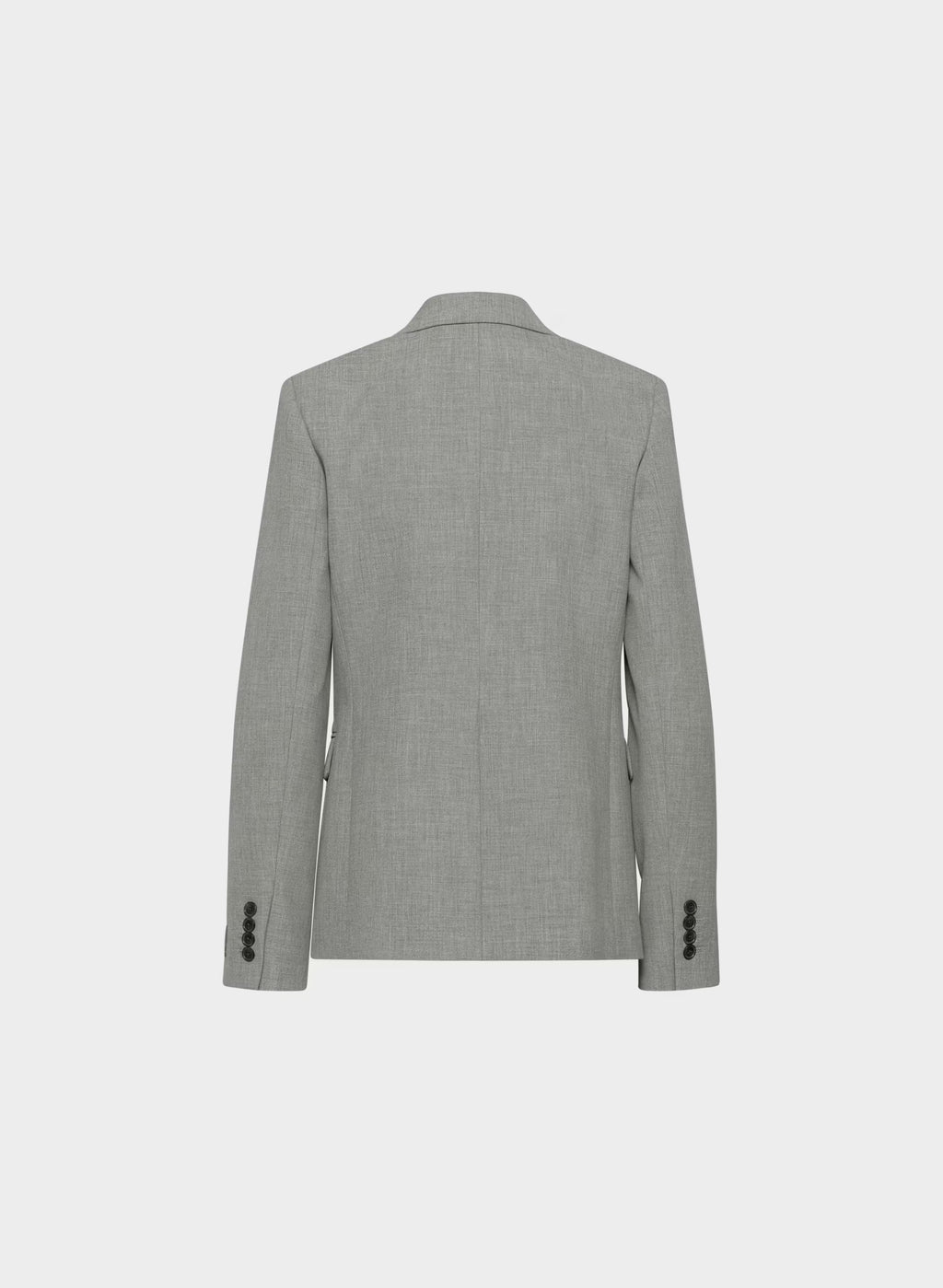 Single-Breasted Stretch Blazer - Check