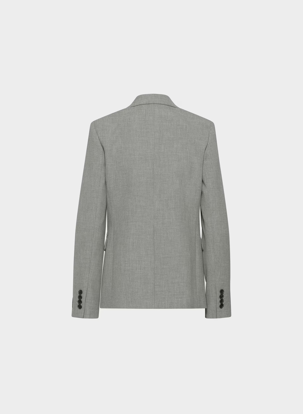 Single-Breasted Stretch Blazer - Check