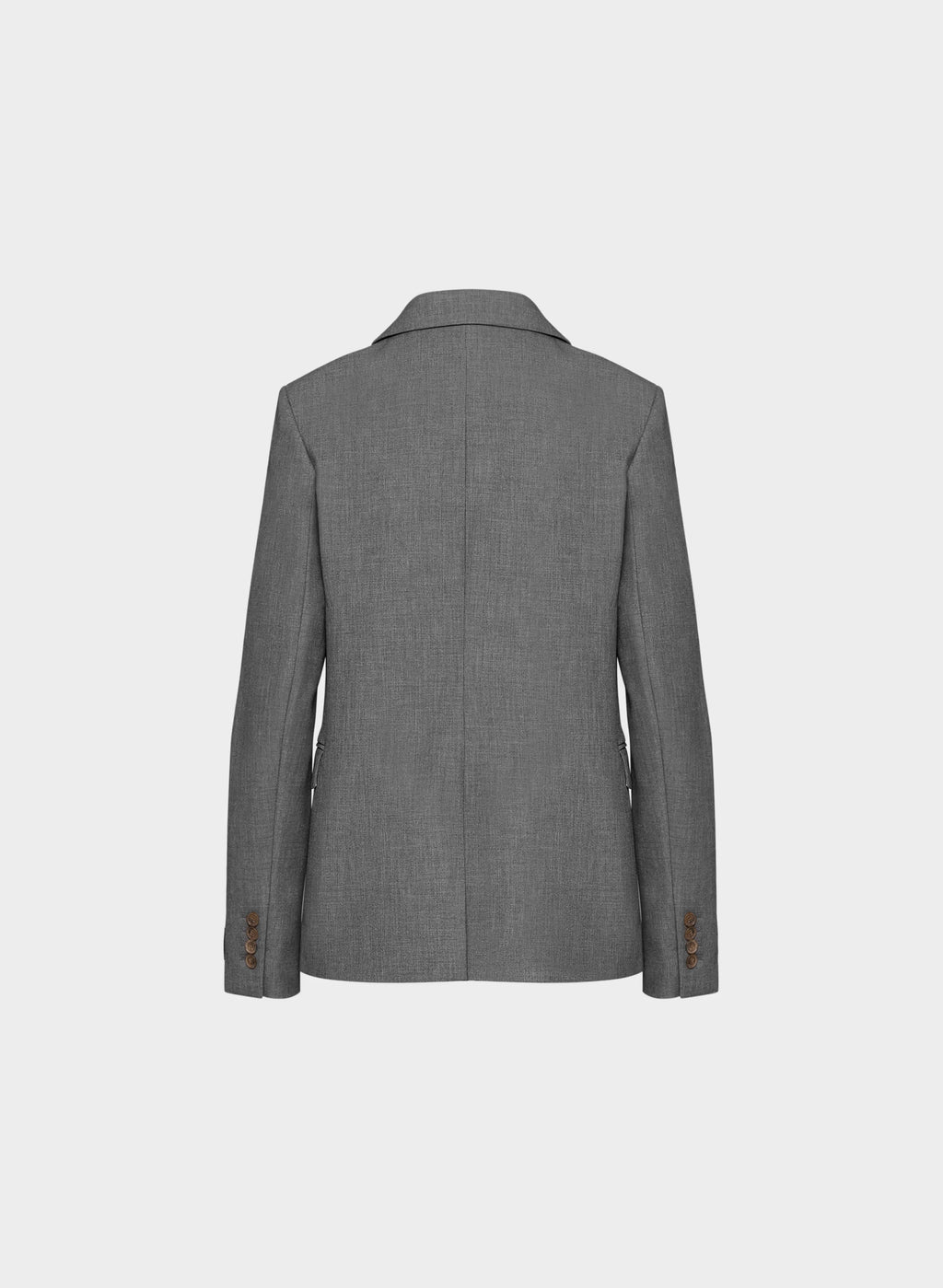 Single-Breasted Stretch Blazer - Check
