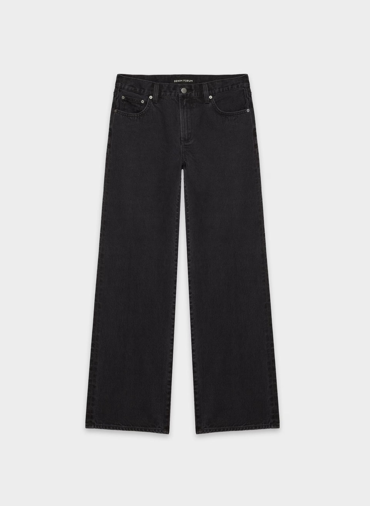 Low-Rise Wide-Leg Jeans - Dark Blue