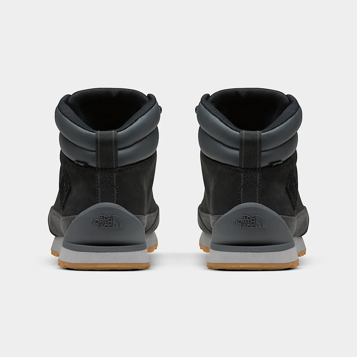 Men's Leather Waterproof Boots - Gray