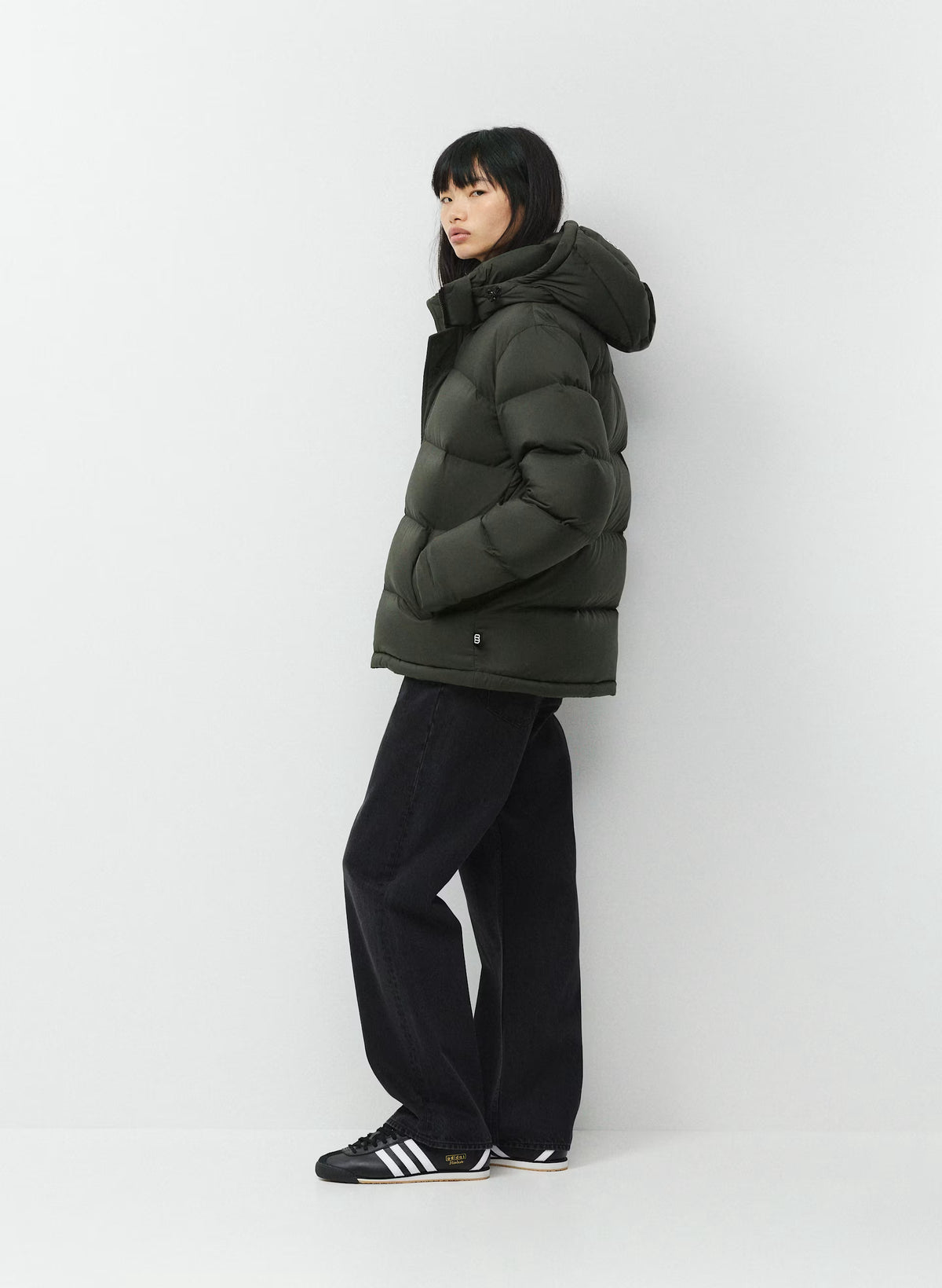 Long Down Puffer Jacket - Blue