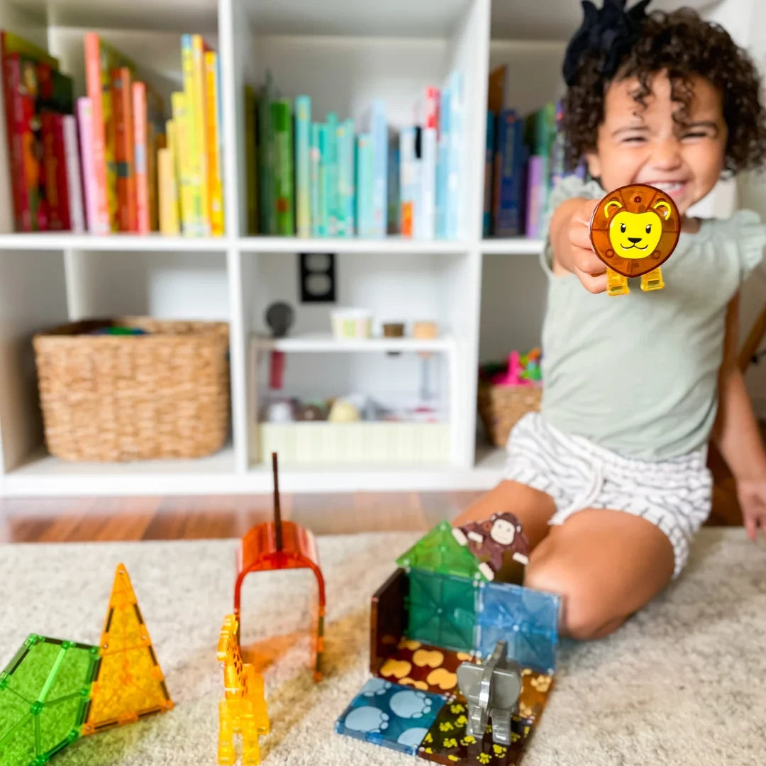 Savannah Animal Magnetic Building Set - 25 Pieces