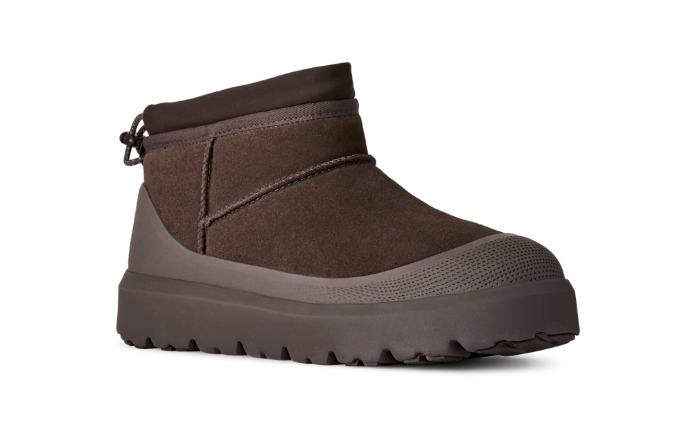 Men's Waterproof Short Winter Boots - Black