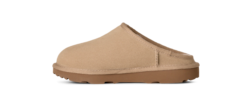 Kids' Suede Lined Slip-On - Chestnut