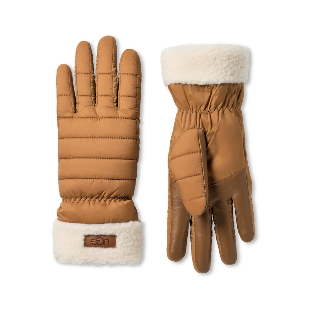 Recycled Nylon Cuff Gloves - Oyster