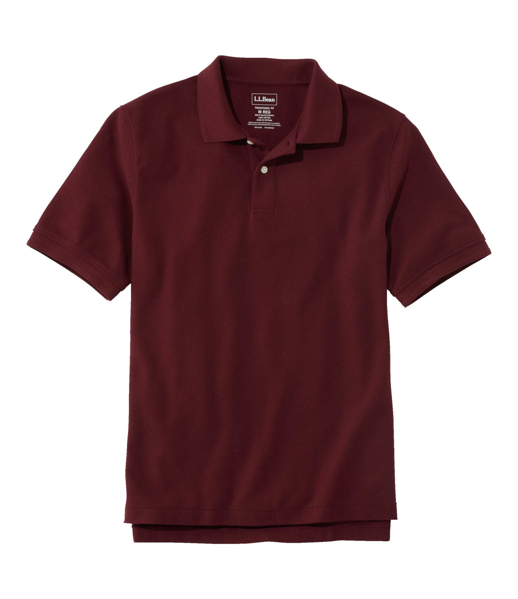 Men's Cotton Piqué Polo Shirt - Black